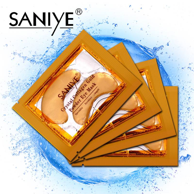 Mặt Nạ Mắt Saniye Chiết Xuất Collagen Vàng Dưỡng Ẩm Xóa Quầng Thâm Và Nếp Nhăn