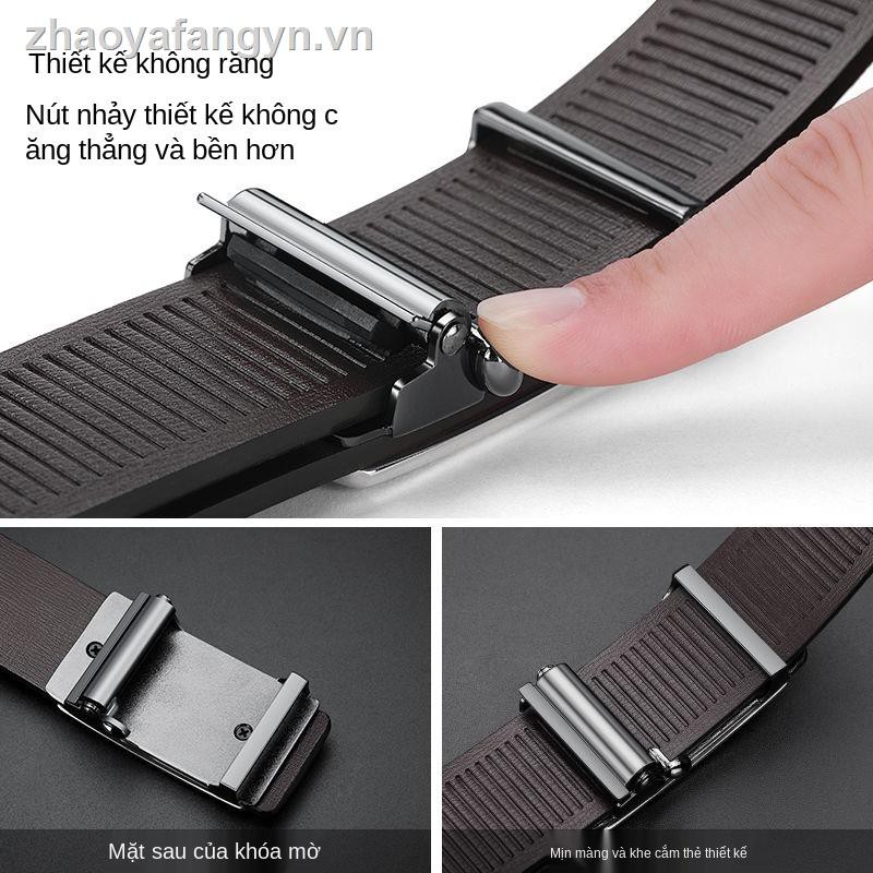 Dây nịt bằng da bò chất lượng cao cho nam