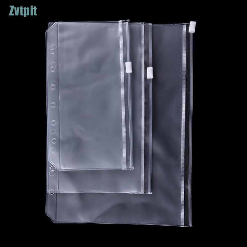 Túi zip trong suốt đựng tài liệu khổ A5/A6/A7