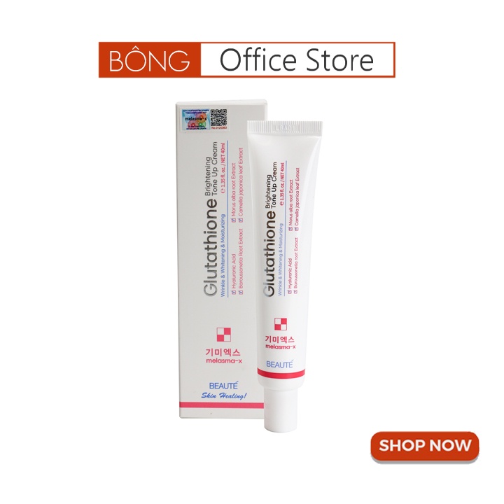 Kem Dưỡng Trắng Da Melasma-X Glutathione Brightening Tone Up 40ml - Hàn Quốc BONGSHOPAUTHENTIC