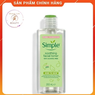 Nước hoa hồng Simple Kind to Skin Soothing Facial Toner