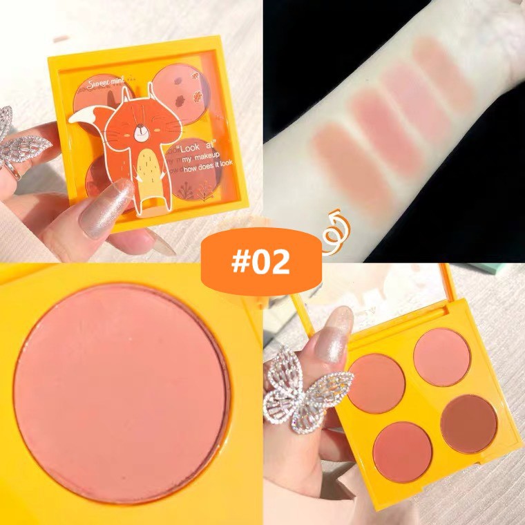 Bảng phấn má 4 màu xinh xắn SWEET MINT SWMI15 | BigBuy360 - bigbuy360.vn