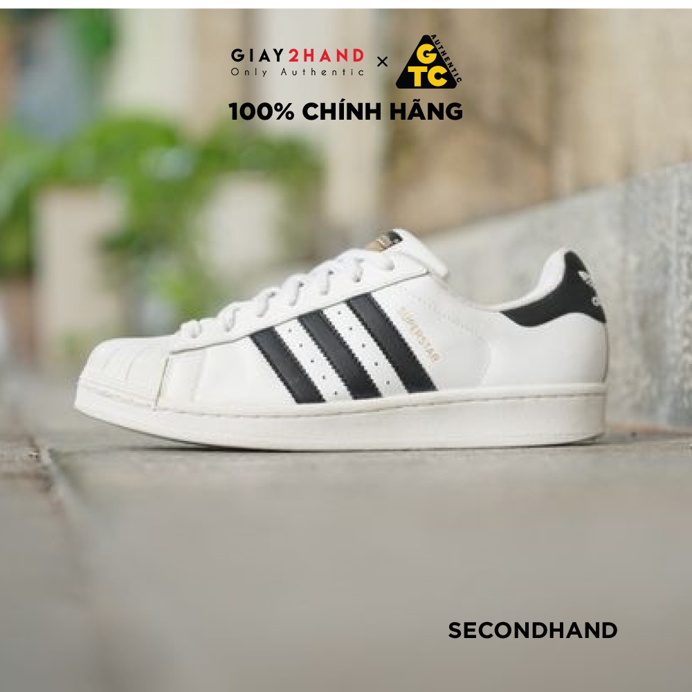 [2hand] Adidas Superstar OG 'Vintage White' C77124 GIÀY CŨ CHÍNH HÃNG