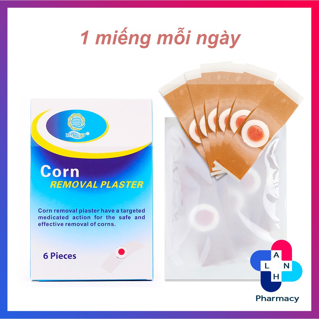 MIẾNG DÁN LOẠI MỤN CÓC (6 miếng) - Corn Removal Plaster.