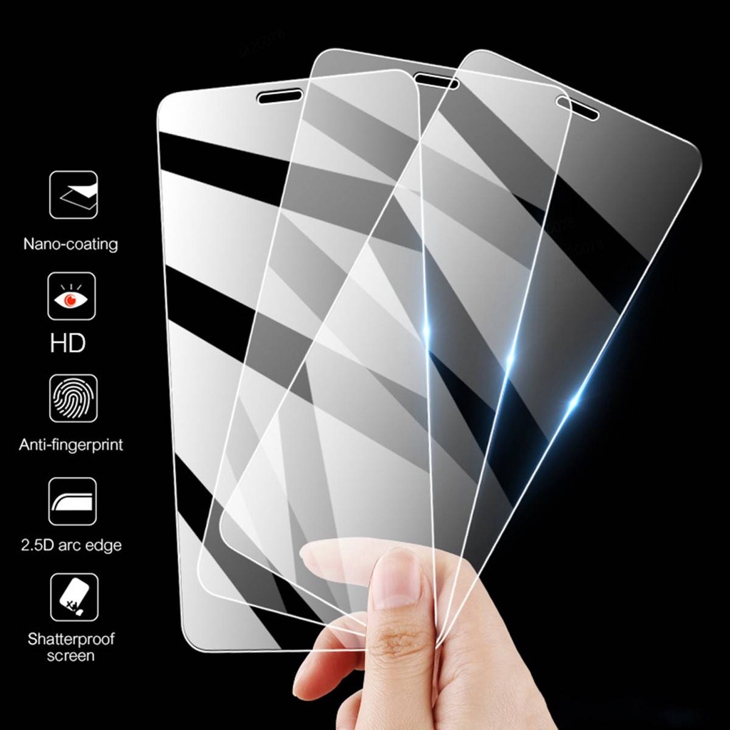 Miếng dán màn hình cường lực chống bám dấu vân tay cho Iphone 11 Pro X Xs Max Xr Se 2020 6 6s + 7 8 Plus