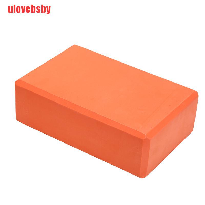 [ulovebsby]yoga block exercise fitness sport props foam brick stretching aid home pilates