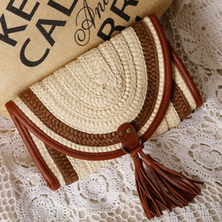 Túi đeo chéo đan lát handmade thời trang nữ tính