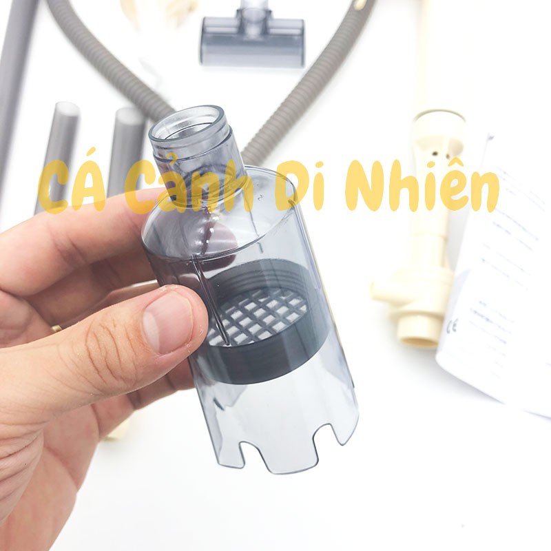 Máy hút cặn vệ sinh hồ bể cá chạy điện và pin đa năng AS-615B