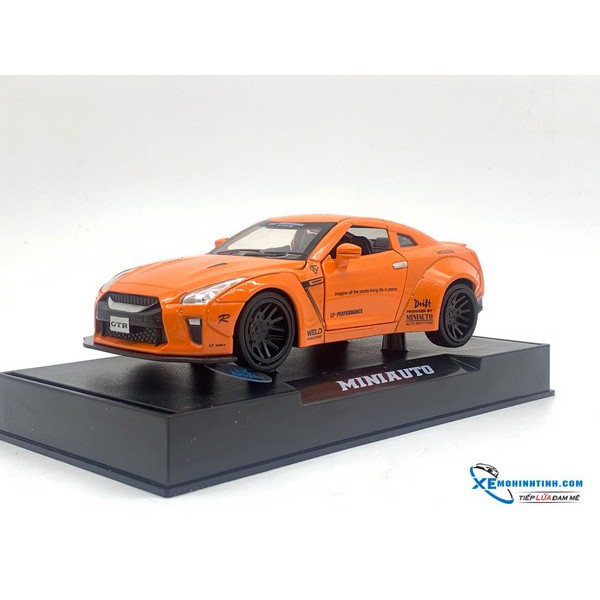 Xe Mô Hình Nissan GTR Liberty Walk 1:32 MiniAuto ( Cam )