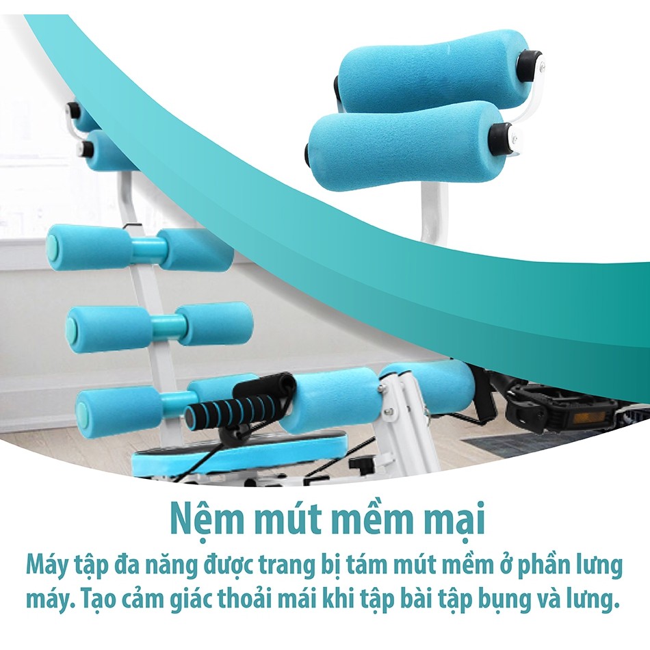 Professionall.gym19 - Tồn kho Ghế tập cơ bụng đa năng New Six Pack Care tập hơn 25 động tác 2023 ngẫu nhiên