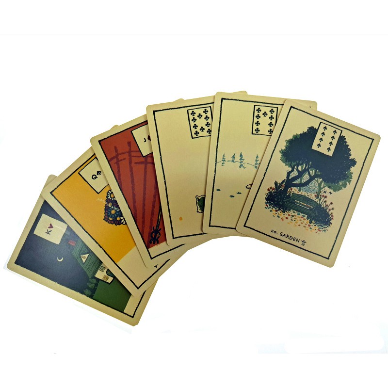 Bộ bài Green Glyphs Lenormand V13