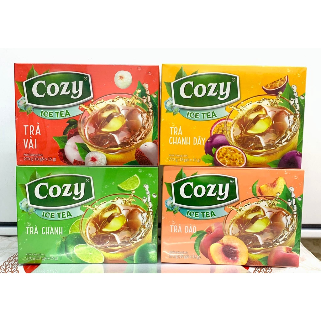 Trà Cozy Icetea hòa tan  hộp 270g