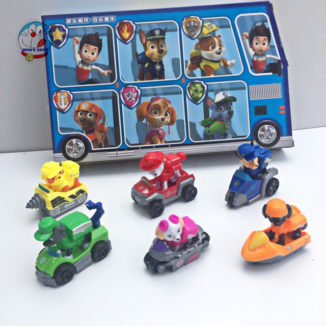 Đồ chơi 6 chú chó cứu hộ Pawpatrol chạy trớn