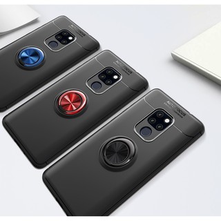 Casing Huawei Mate 20X matte metal ring magnetic bracket shell phone case