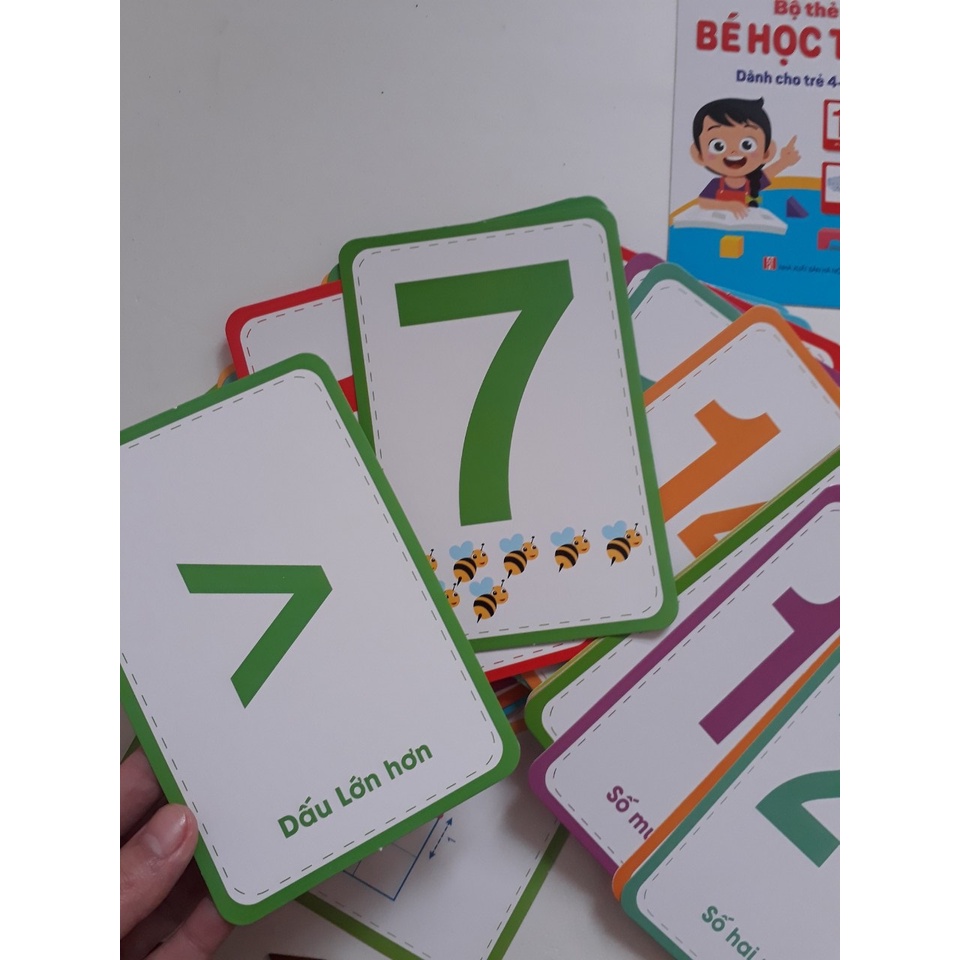 Trọn bộ thẻ học Flash card chữ cái và số cho bé