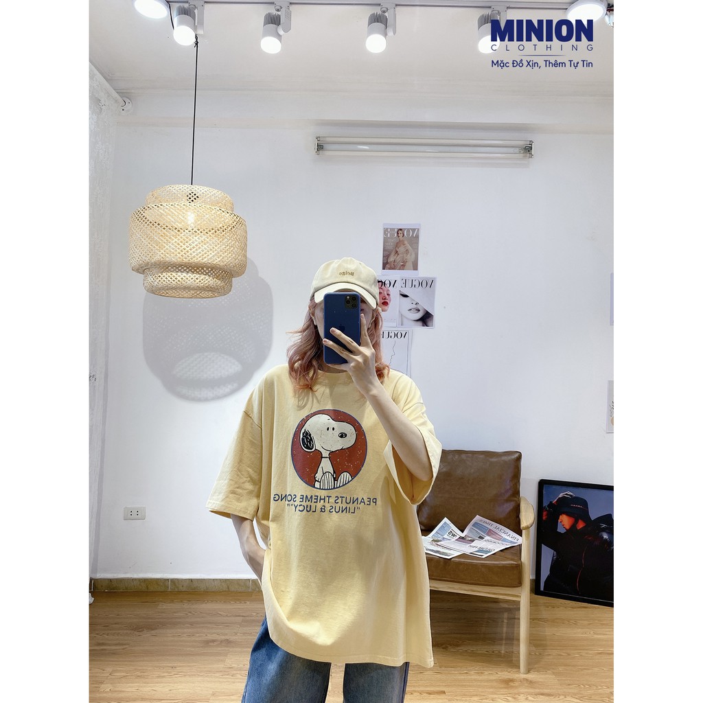 Áo thun tay lỡ MINION CLOTHING phông Unisex nam nữ tee oversize form rộng pull Ulzzang Hàn Quốc vải mềm thoáng mát A3009