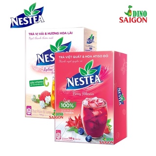 Combo 2 Hộp Trà Nestea vị Việt Quất & Hoa Atiso Đỏ và Vải & Hương Hoa Lài
