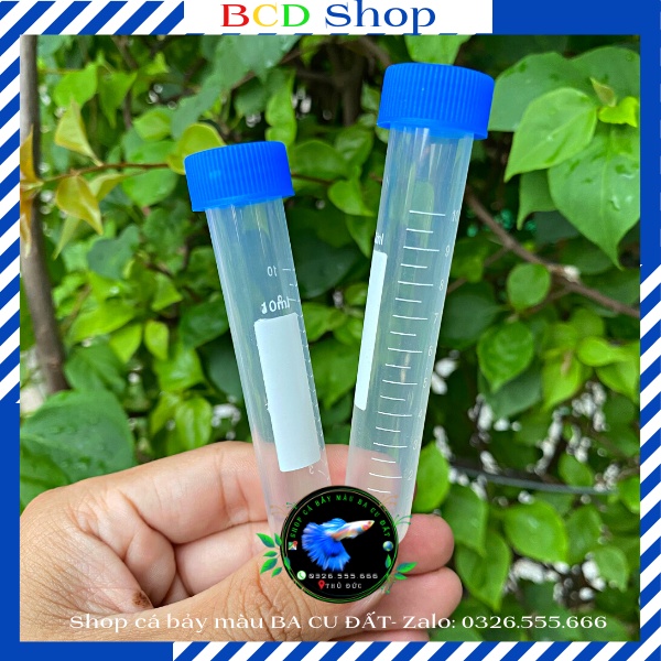Ống nhựa trữ artemia, trữ cám hoặc dung dịch loại tốt