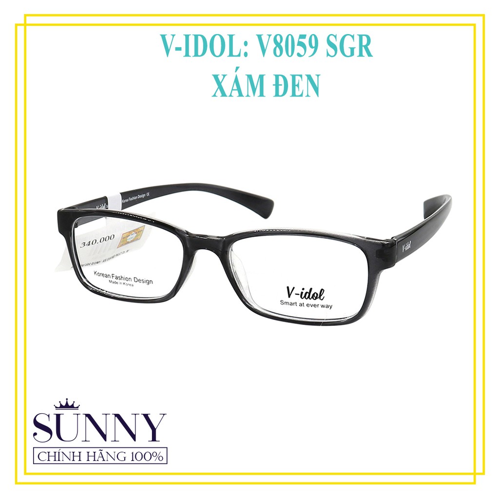 Gọng kính V-idol V8059 - sp chính hãng kèm tem chống hàng giả của bộ công an.
