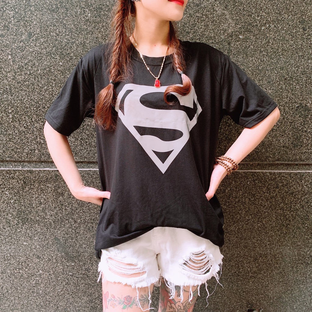 [COMBO MUA 1 ÁO TẶNG 1 MŨ TRƠN LƯỚI THỜI TRANG ] Áo phông Super.man chất liệu cotton , áo phông Unisex thời trang | BigBuy360 - bigbuy360.vn