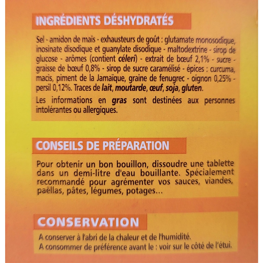 [VỊ BÒ] [Hộp 150g] VIÊN GIA VỊ NẤU NƯỚC DÙNG [Germany] CSN Beef Seasoning Cubes
