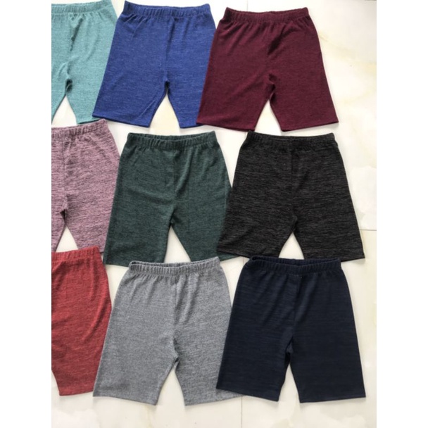 quần biker short thun PC thành phần poly