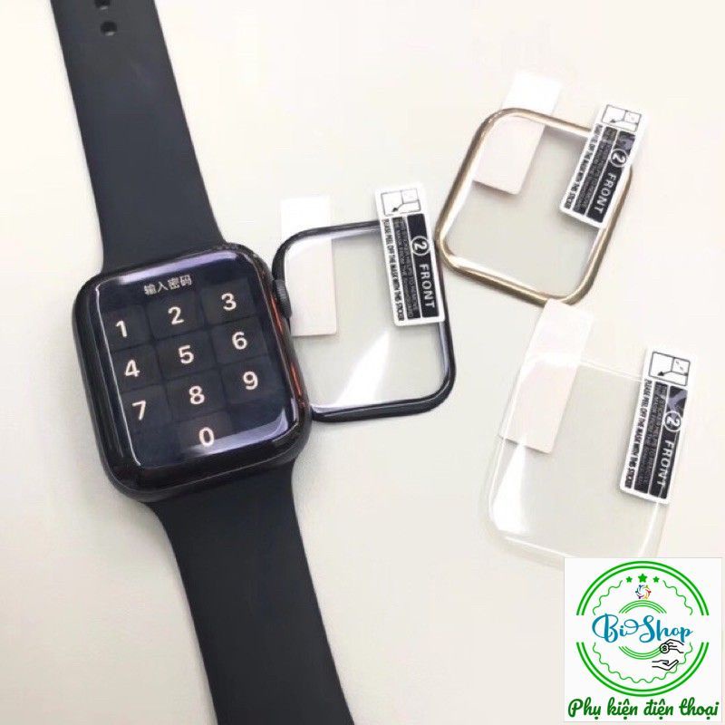 Full màn  Miếng dán PPF cho màn hình Apple watch Series 1 2 3 4 5 6 full màn hình tràn viền size 38mm 40mm 42mm 44mm