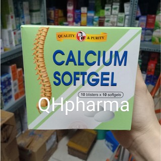 Viên uống CALCIUM SOFTGEL 100 viên bổ canxi cho cơ thể