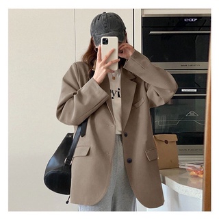Áo khoác vest phom rộng áo blazer nữ áo blazer 2 nút áo khoác 2 nút áo blazer bigsize có sẵn