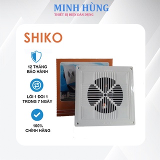 Quạt thông gió siko - hút âm trần 1 chiều 15x15cm - 20x20cm