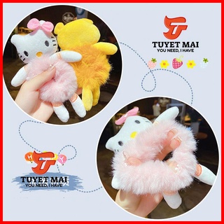 Dây buộc tóc hình thú đáng yêu cho bé gái