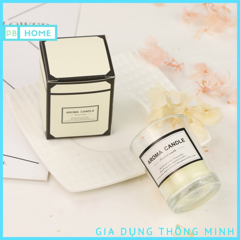 [Siêu HOT] Nến Thơm Không Khói Thư Giản, Trang Trí Cao Cấp Aroma Menahem