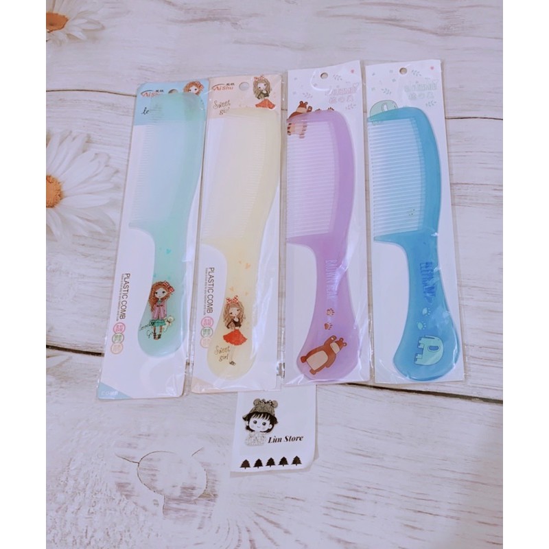Lược chải tóc nhiều hình dễ thương