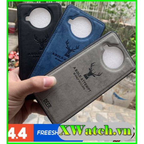 Ốp lưng Vải jean Họa tiết Deer cho Xiaomi note 9 pro 5g