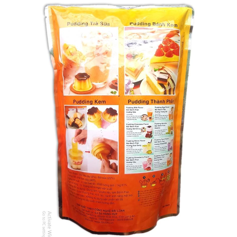 Bột Pudding Hàng Huy  gói 1kg