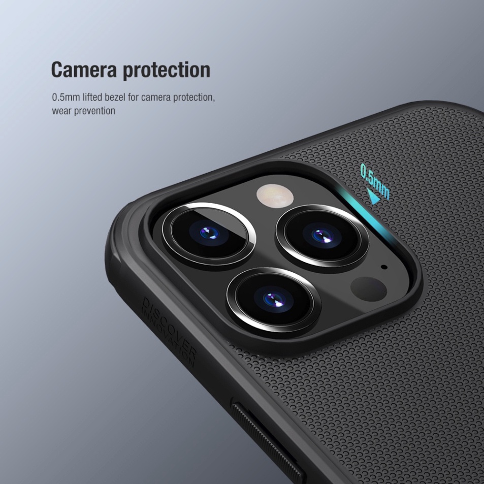Ốp lưng Nillkin Super Frosted Shield Pro cho iPhone 13 Pro Max / 13 Pro / 13 Mini mỏng chống dấu vân tay và sốc