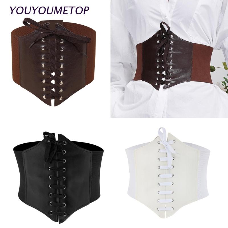 Corset siết eo bằng da PU bản rộng tùy chỉnh thời trang dự tiệc cho nữ