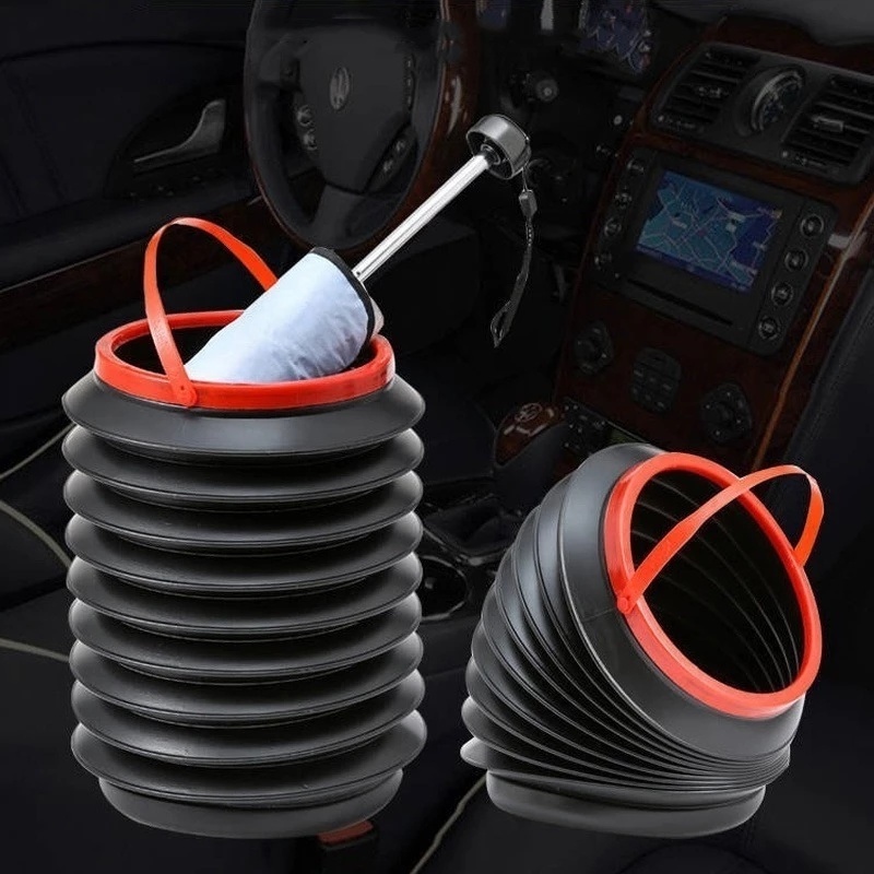Thùng Rác/Đựng Nước Có Thể Gấp Gọn Tiện Dụng Cho Xe Hơi