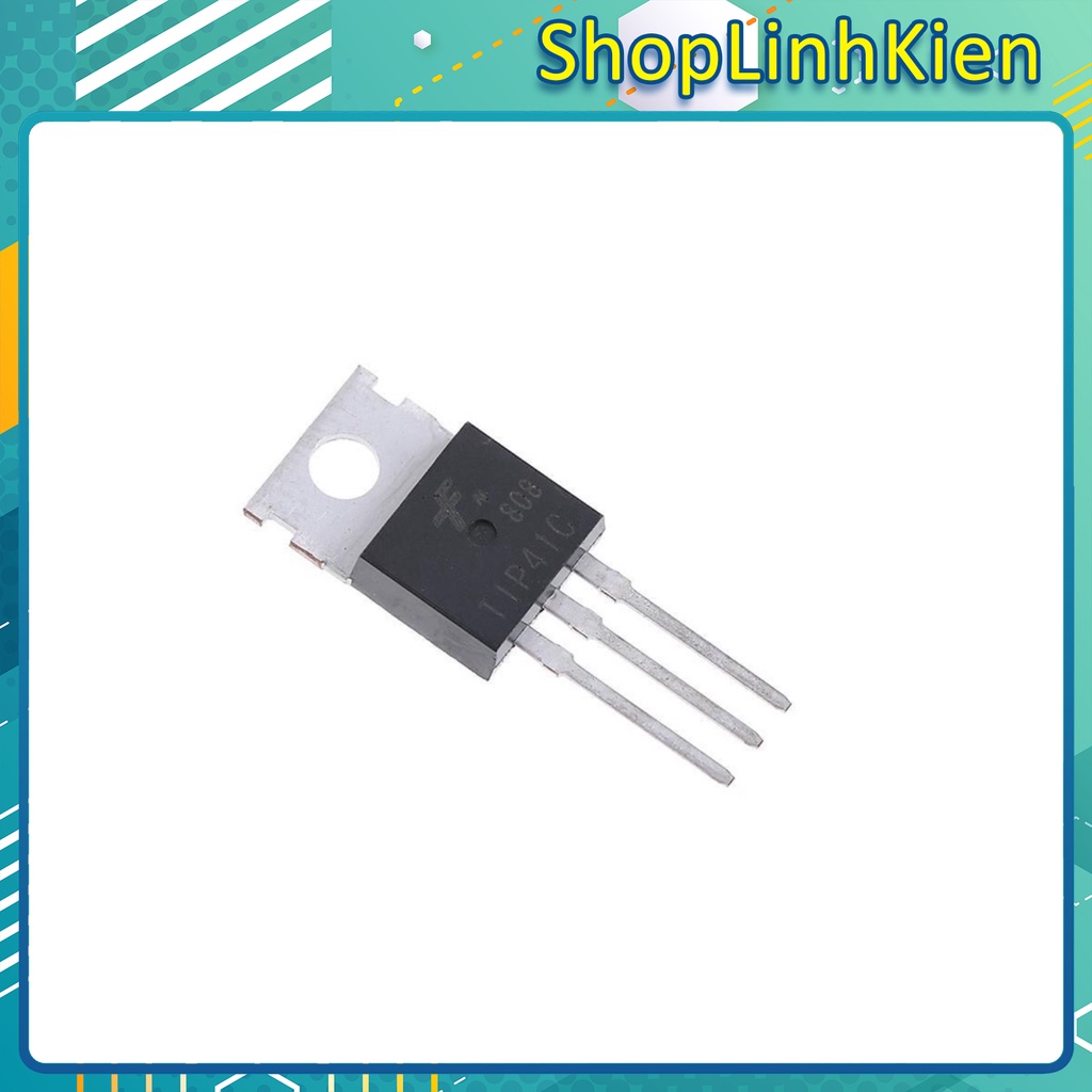 Transistor TIP41C TO220 NPN 6A 100V/ Tran NPN chân cắm