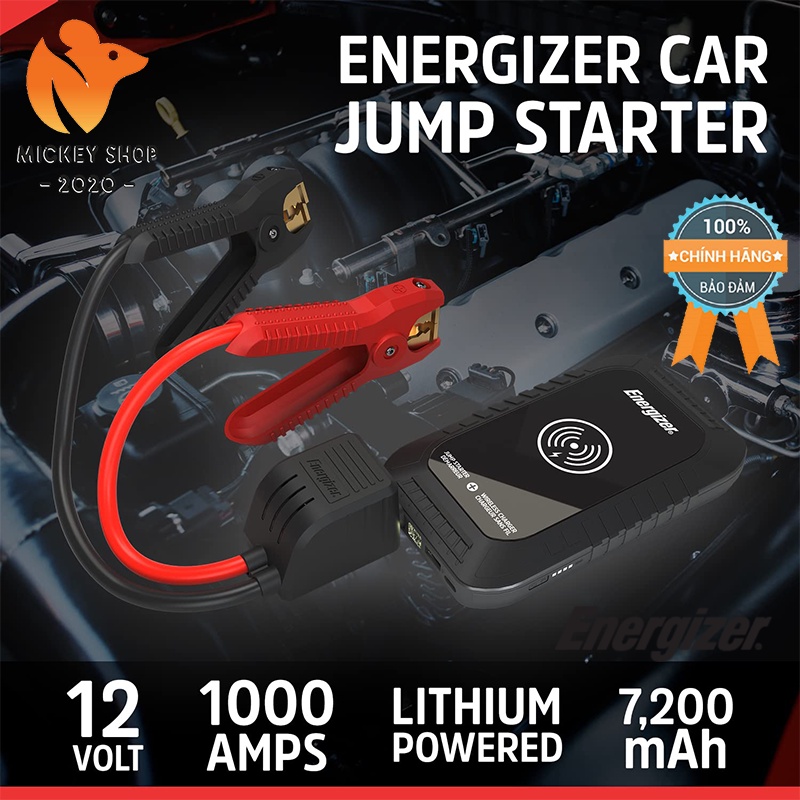 BỘ KÍCH BÌNH ĐA NĂNG Energizer 1000A - Mã ENJ1000 - BẢO HÀNH 12 THÁNg