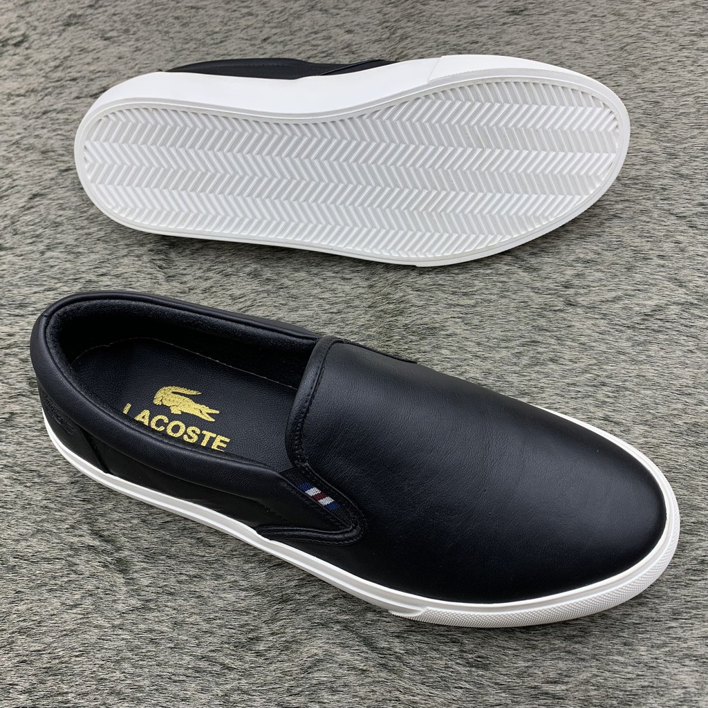 Giầy SLIP ON da bò thật đế cao su đúc siêu bền