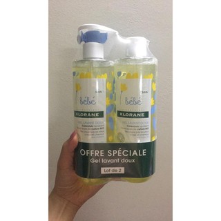 SỮA TẮM GỘI CHO BÉ KLORANE 500ML (nội địa Pháp)