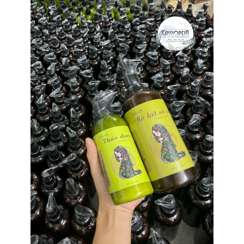 Combo gội - xả thảo dược dưỡng tóc, giảm rụng và kích mọc tóc