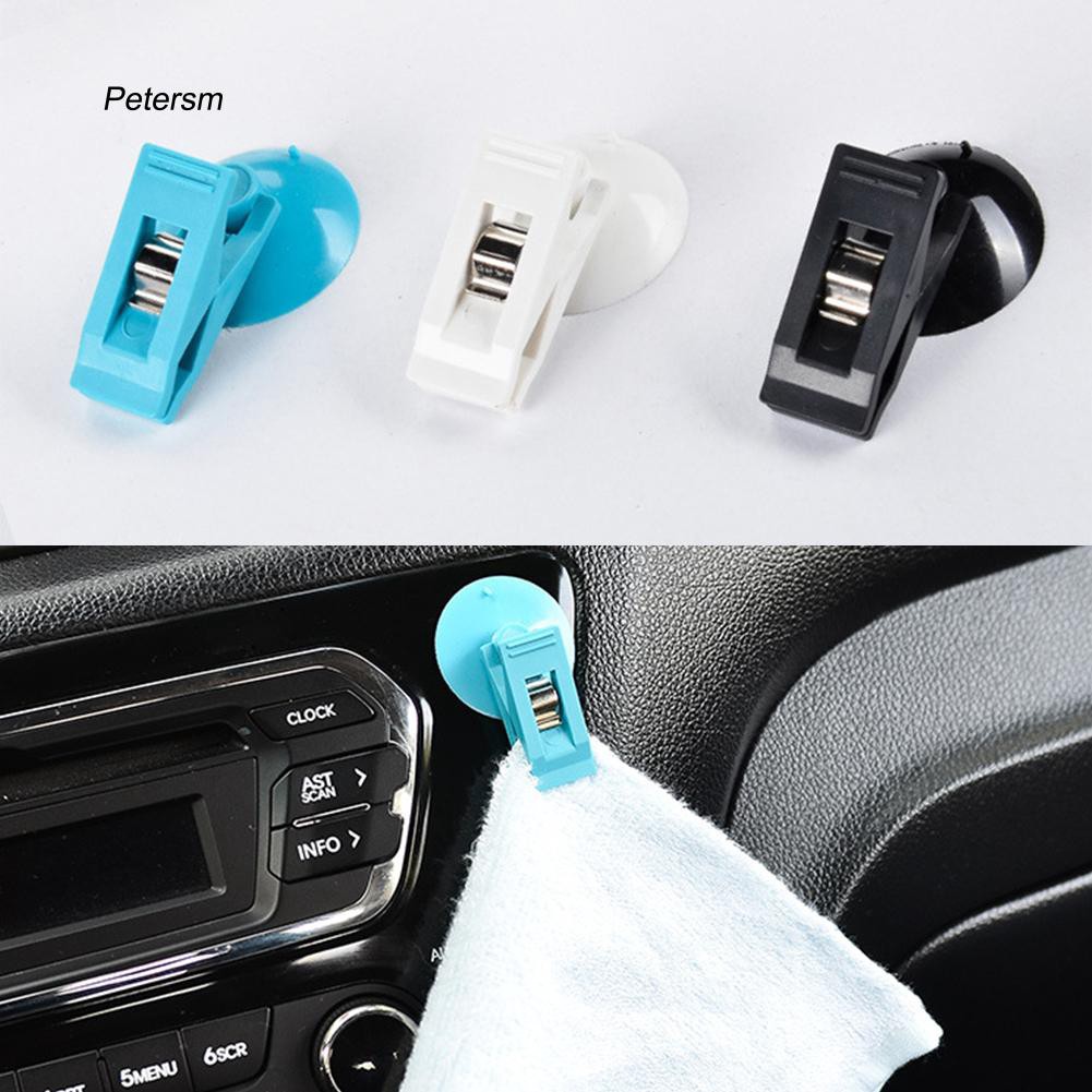 Bộ 2 kẹp giữ rèm chống nắng/khăn lau chuyên dụng dùng trong xe hơi