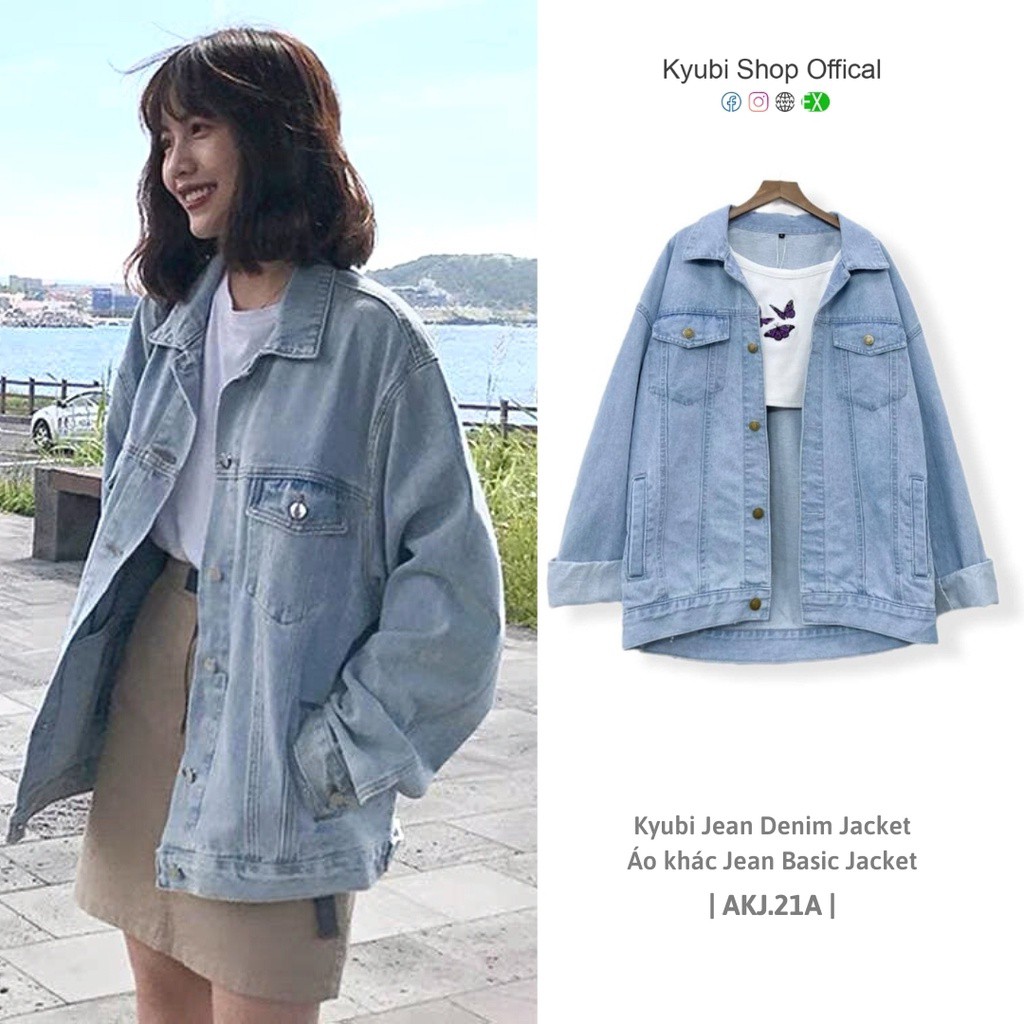 - Kyubi Jean Jacket AKJ21 - HÀNG MỚI VỀ