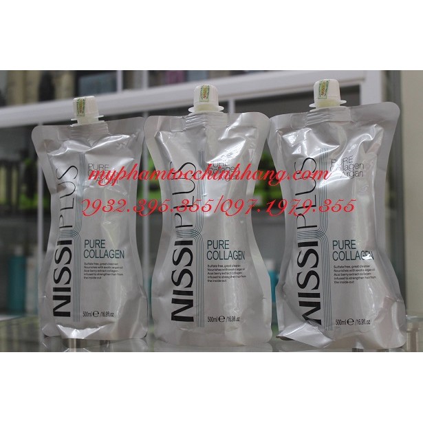 MẶT NẠ HẤP SIÊU PHỤC HỒI COLLAGEN NISSI PLUS 500ML | BigBuy360 - bigbuy360.vn
