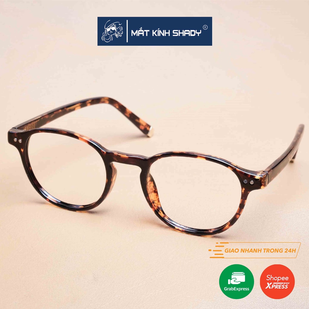 Gọng Kính Cận Tròn Nhựa TR Shady Unisex G2161 (Nhiều Màu)