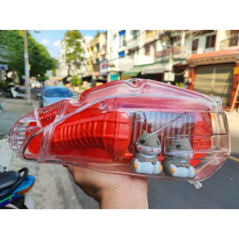 .Combo ốp pôe trong suốt Vario/Click, AB..+ lọc gió Thép đủ màu