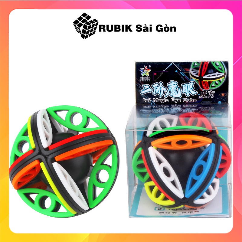 Rubik Biến Thể YuXin Magic Eye 2x2 Rubic Đĩa Bay Con Mắt Ma Thuật Đồ Chơi Thông Minh Cho Bé Đẹp Khó Nâng Cao Trí Não