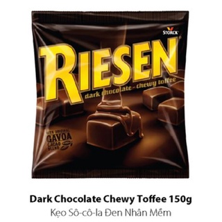 Kẹo sô-cô-la đen nhân mềm chewy toffee riesen 150g - ảnh sản phẩm 3